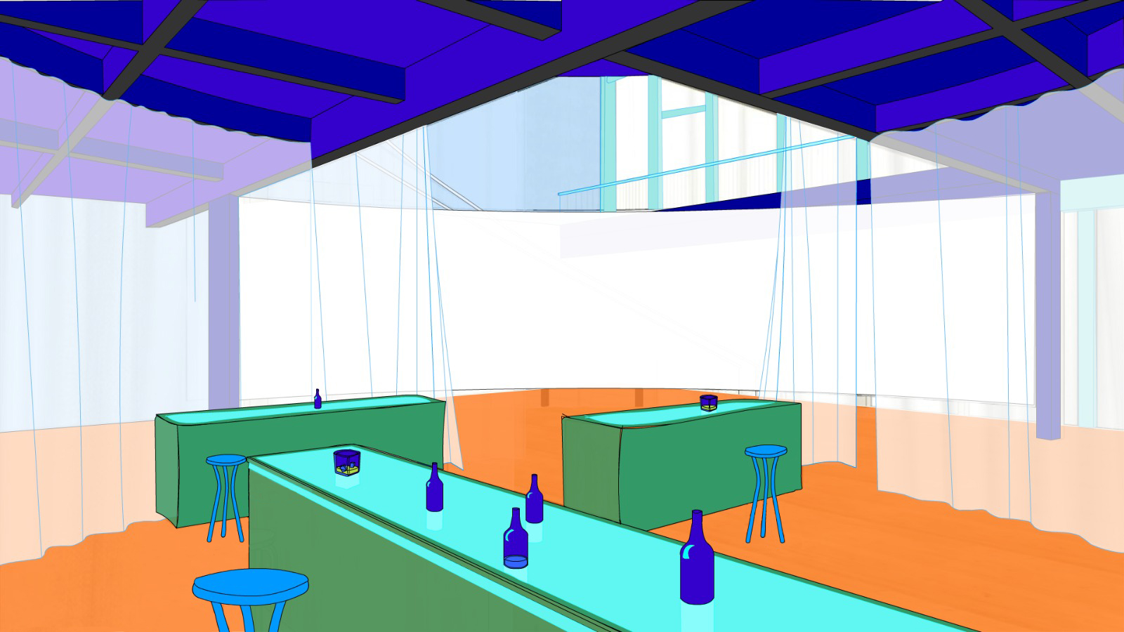 Filmstill eines Animationsfilms im Rahmen der Bachelorthesis. <br>  Eine Partnerarbeit v. Johanna Baeriswyl & Joelle Schreiber.